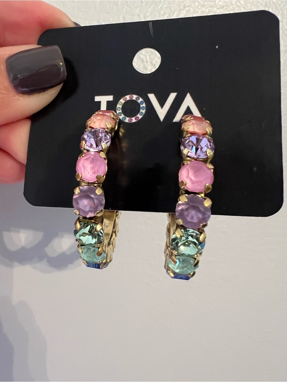 Tova Jubilee hoops custom fairy dust mix